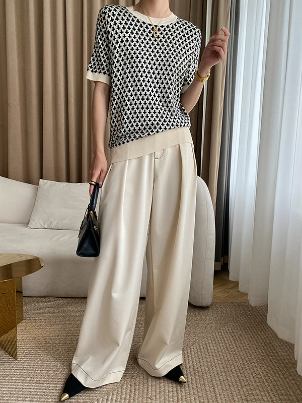 Vera Odette Houndstooth Top