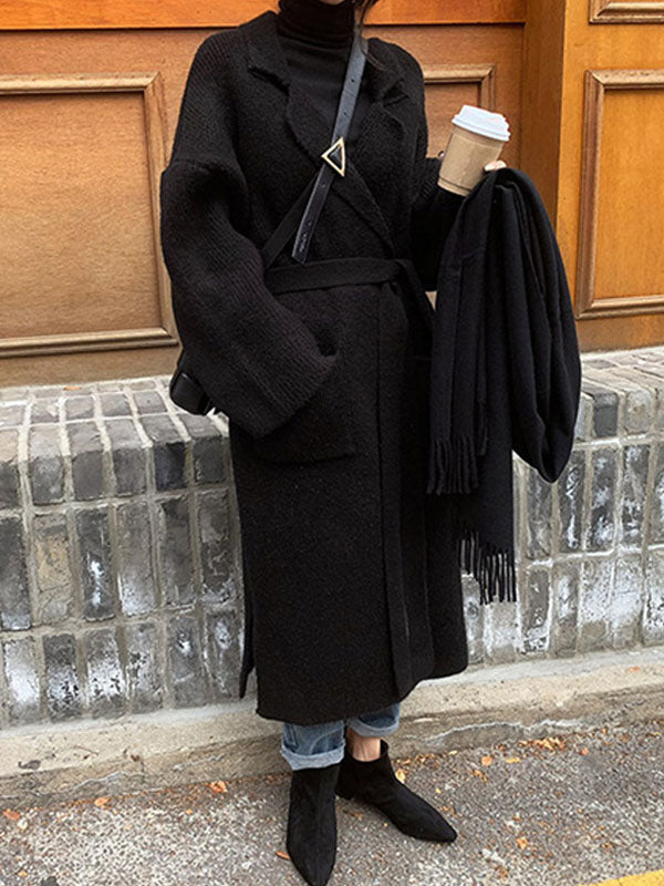 Vale Marais Wool Drape Coat