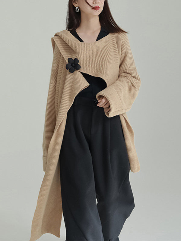 Vera Bloom Asymmetric Cardigan