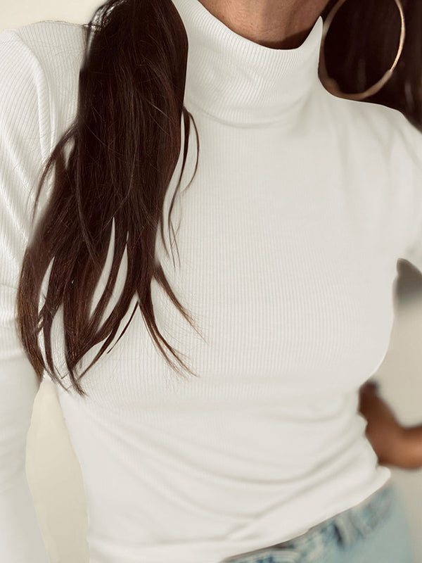 Vera Aria Mock-Neck Top