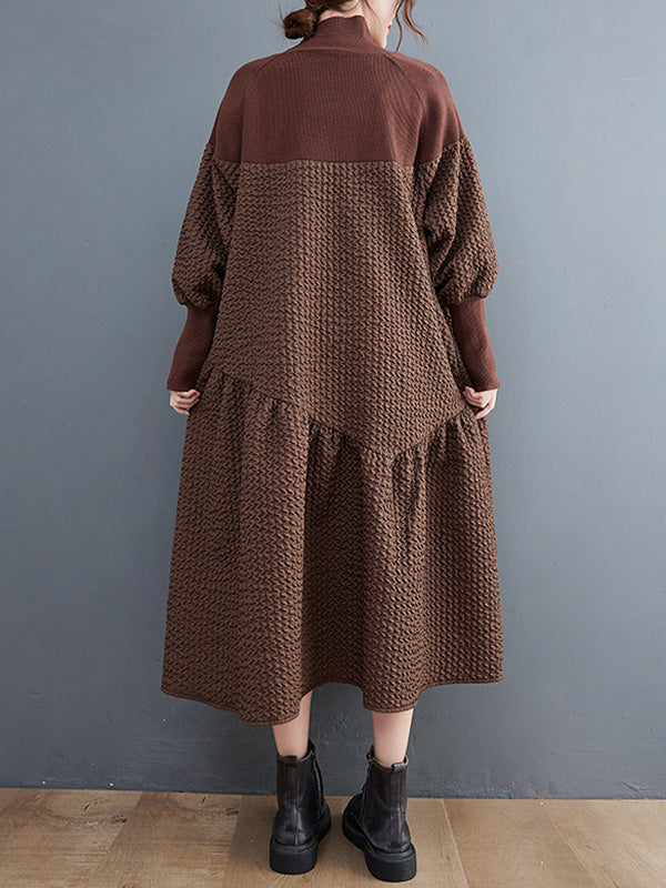 Vale Adrienne Jacquard Sweater Dress