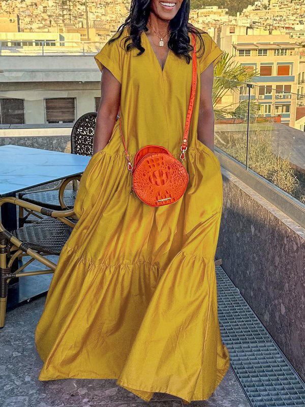 Vera Serenity Pleat Maxi Dress