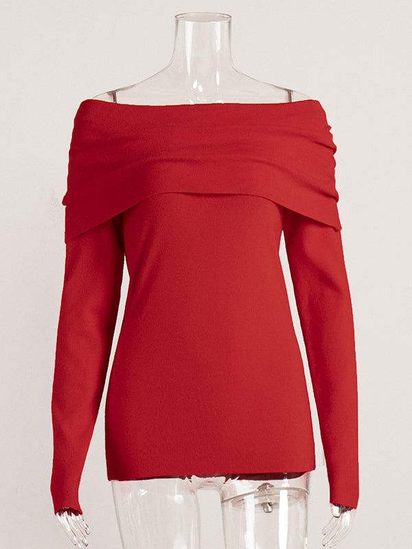 Vera Lévoire Off-Shoulder Knit