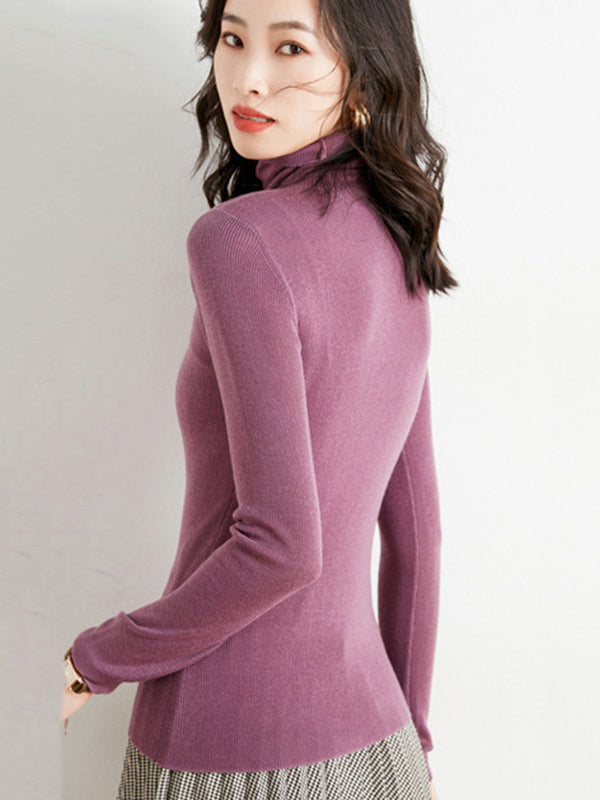 Vera Elin High-Neck Pullover