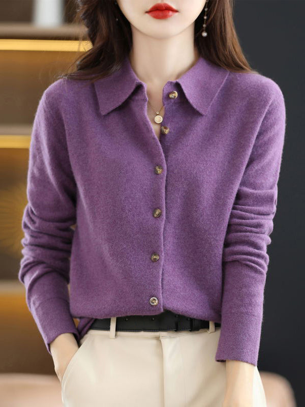 Vale Adrienne Collar Cardigan
