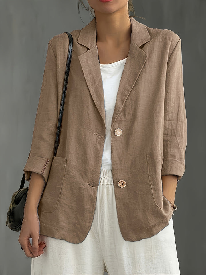 Vale® – Clara Signature Cotton Blazer