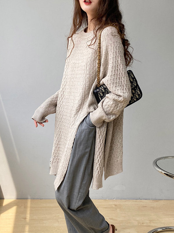 Vale Mireya Split-Side Sweater