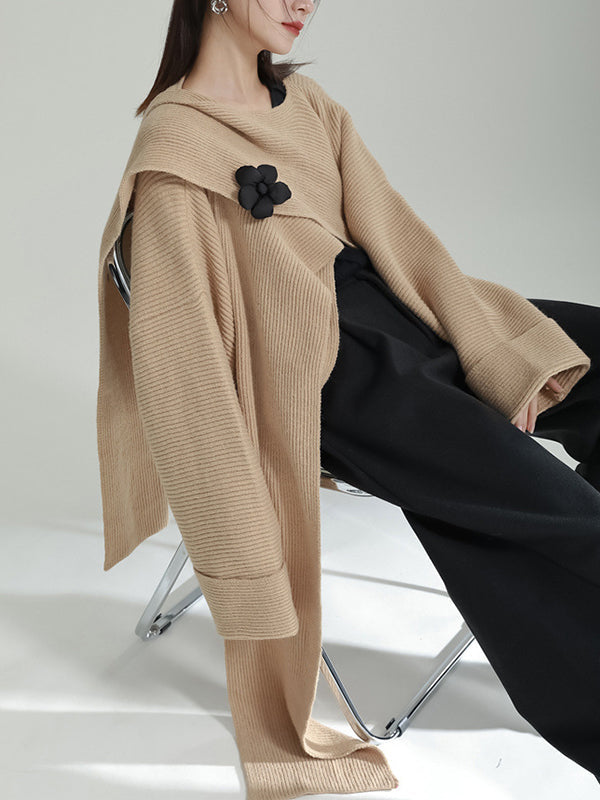 Vera Bloom Asymmetric Cardigan