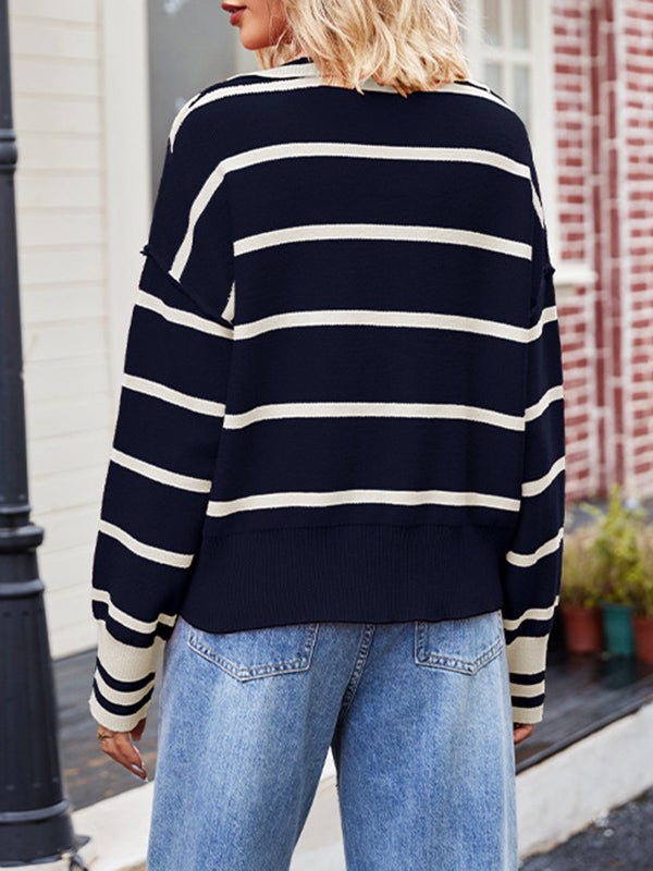 Vera Camille Striped Sweater