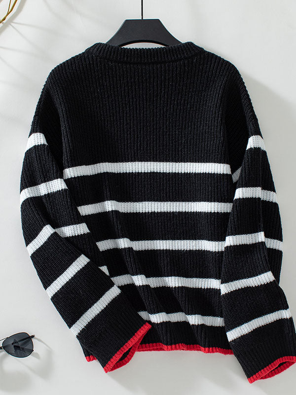Vera Elise Striped Sweater