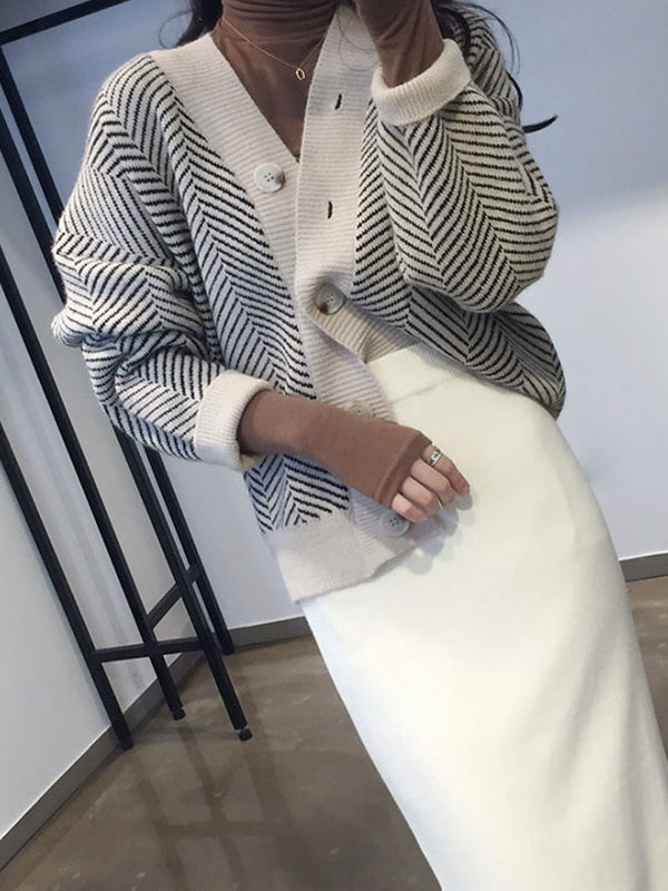 Vera Harmony Contrast Cardigan