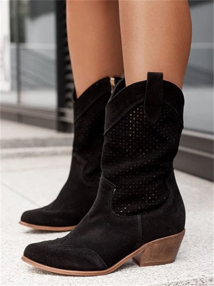 Vera® - Solena Western Suede Boots