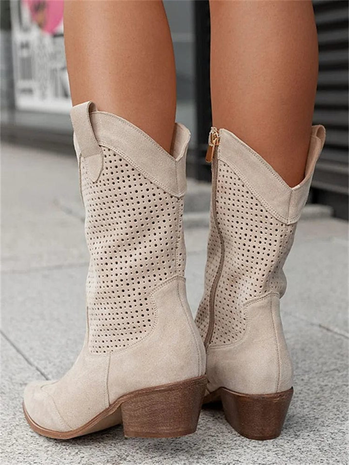 Vera® - Solena Western Suede Boots
