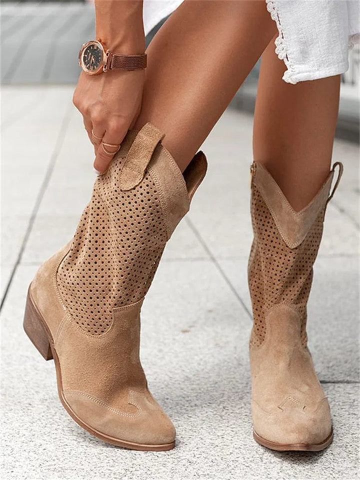 Vera® - Solena Western Suede Boots