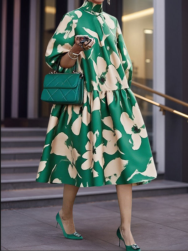 Vale Serene High-Neck Dress