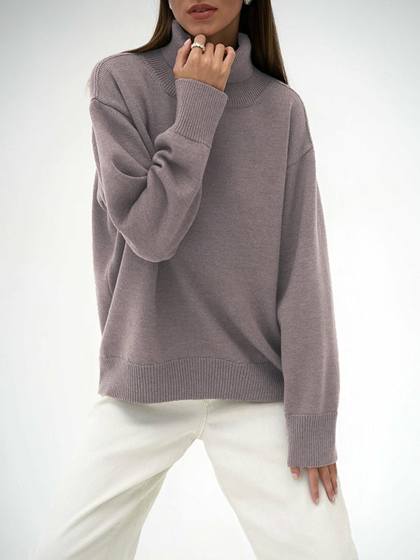 Vera Elise High-Neck Sweater