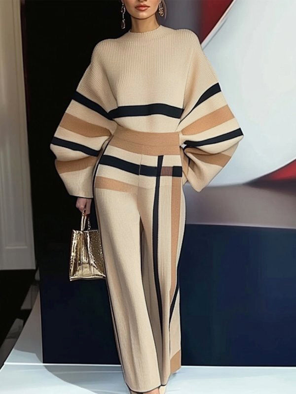 Vale Marais Striped Palazzo Trousers