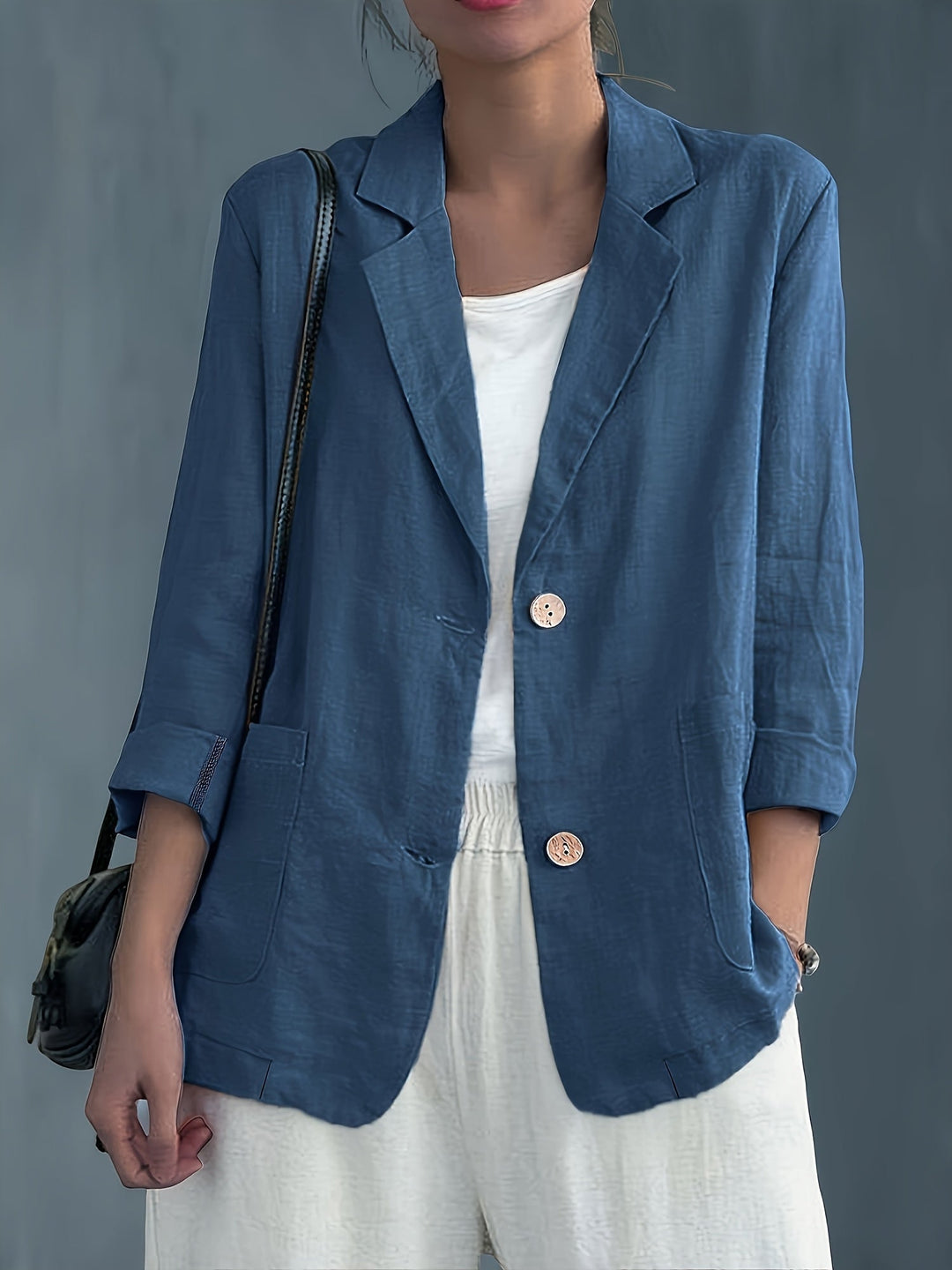 Vale® – Clara Signature Cotton Blazer