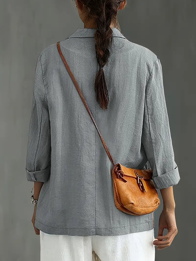 Vale® – Clara Signature Cotton Blazer