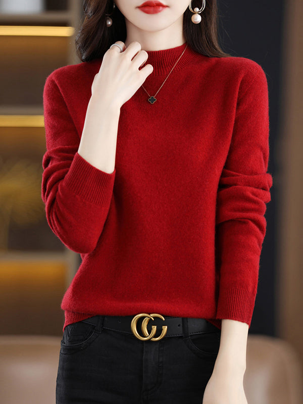 Vera Luxe High-Neck Sweater