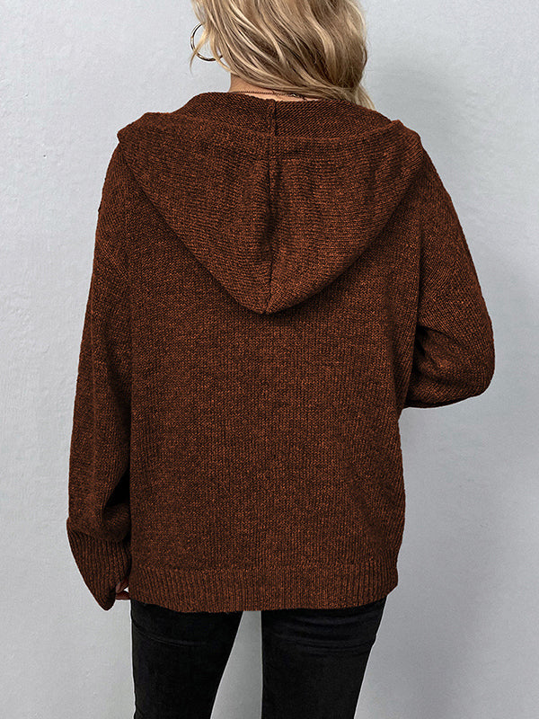 Vale Shelter Hooded Cardigan