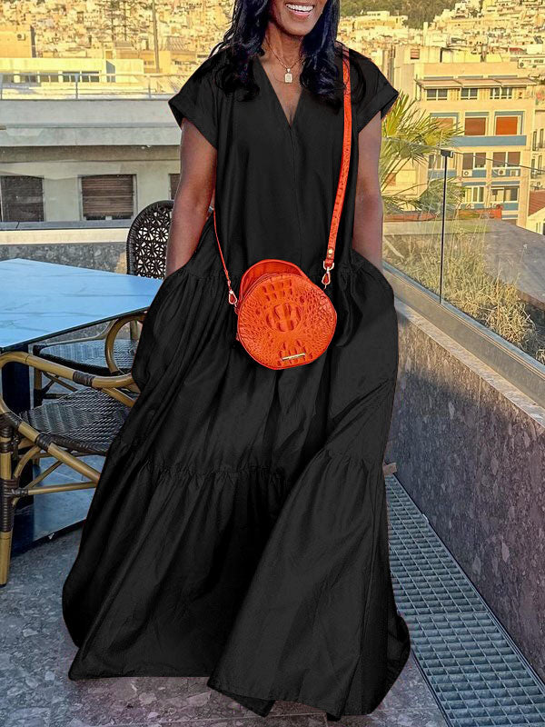 Vera Serenity Pleat Maxi Dress