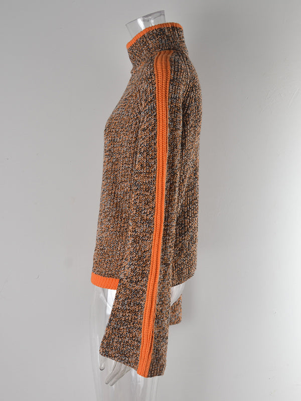 Vale Contrast Edge Sweater Top