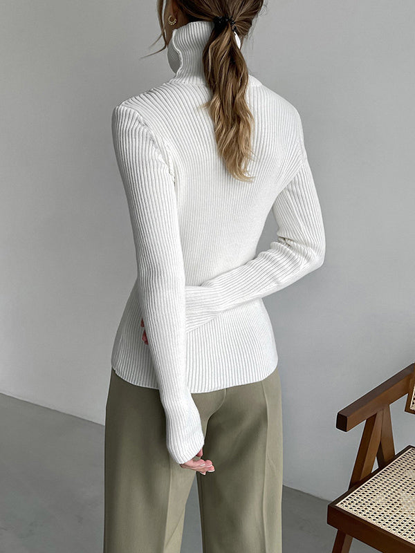 Vale Élance Ribbed Turtleneck