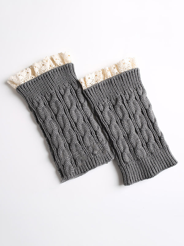 Vale Cozy Jacquard Knit Stockings
