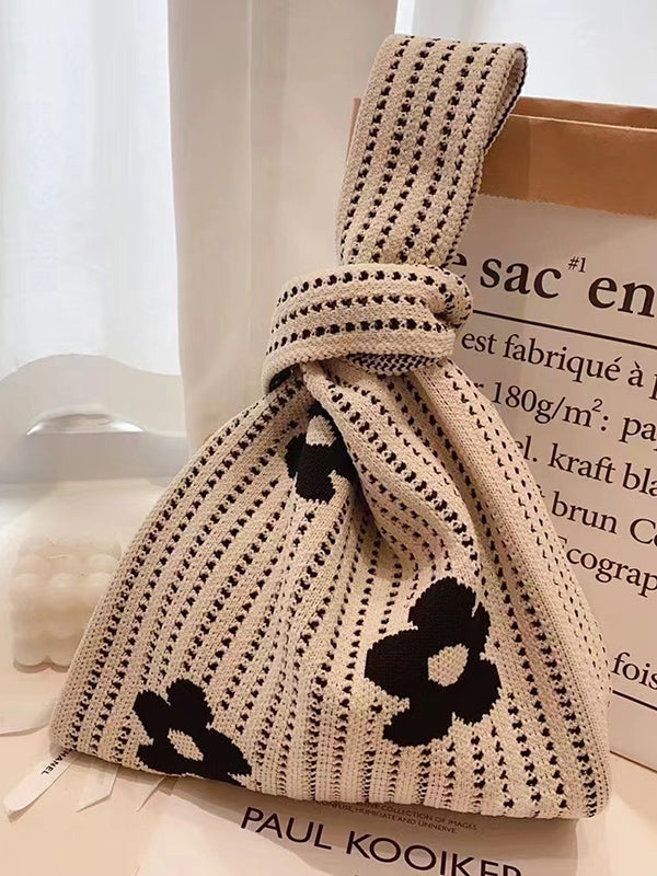 Vale Fiore Knit Handbag