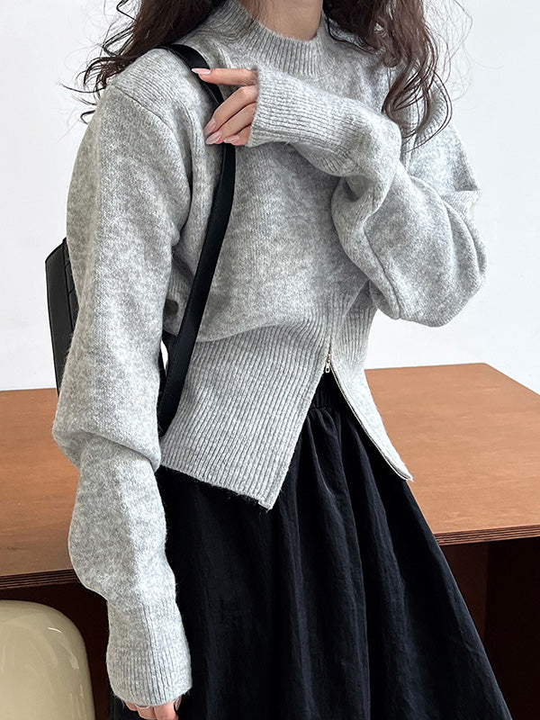 Vale Modern Ease Zip Sweater