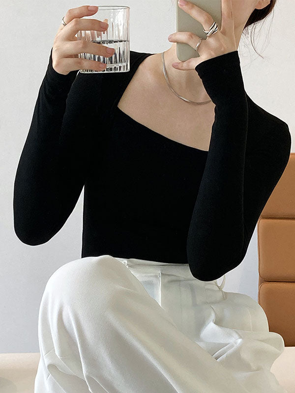 Vera Liora Square-Neck Top