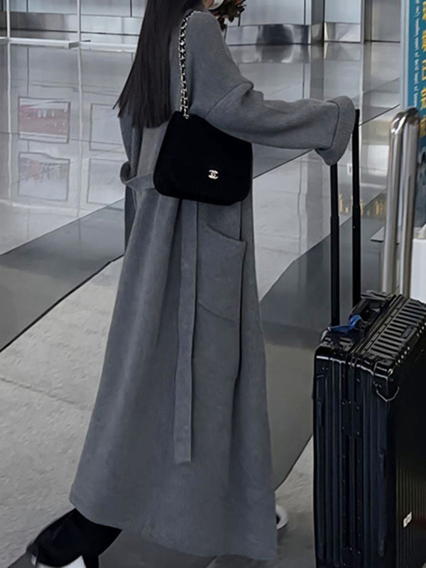 Vale Marais Wool Drape Coat