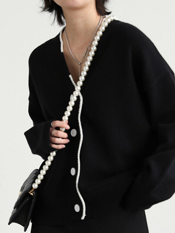 Vale Maren Contrast Cardigan