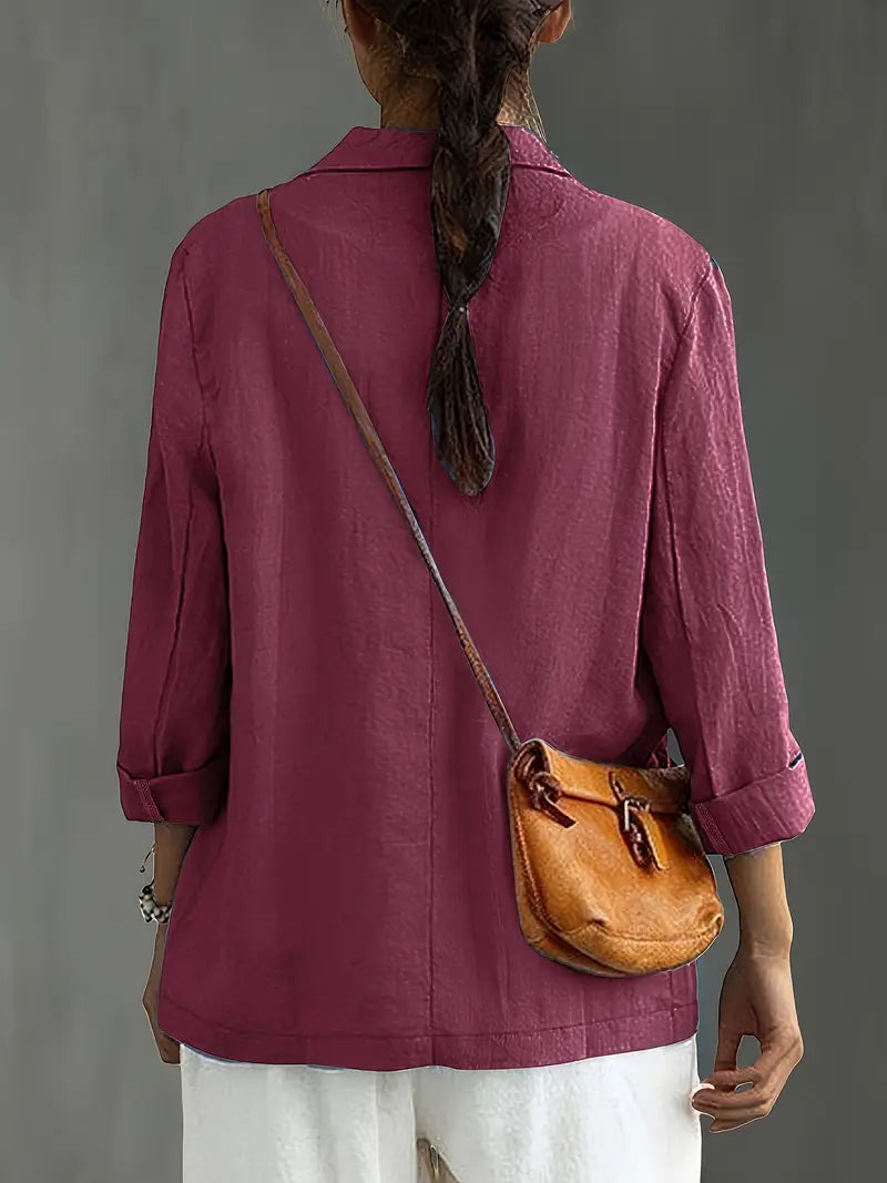 Vale® – Clara Signature Cotton Blazer