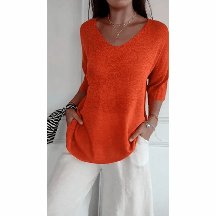 Vale Loraine V-Neck Blouse