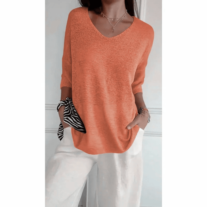 Vale Loraine V-Neck Blouse