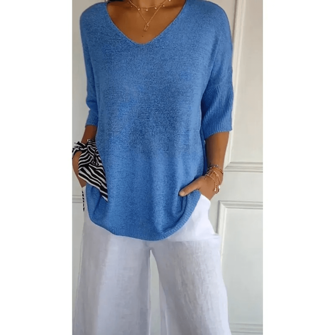 Vale Loraine V-Neck Blouse