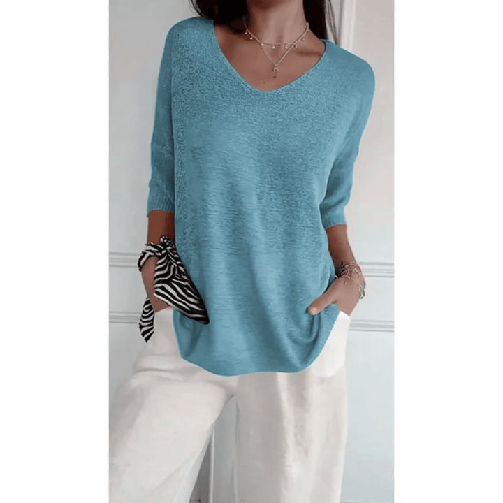 Vale Loraine V-Neck Blouse