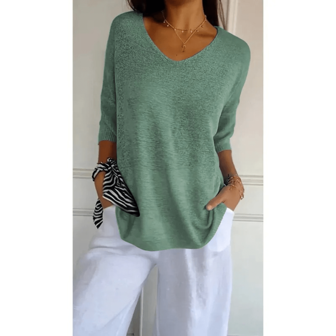 Vale Loraine V-Neck Blouse