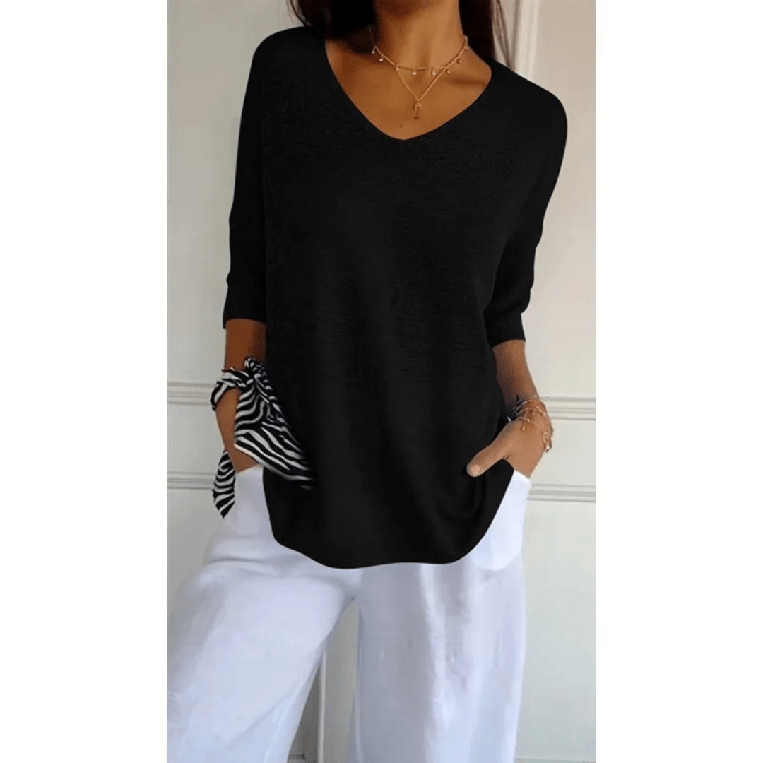 Vale Loraine V-Neck Blouse