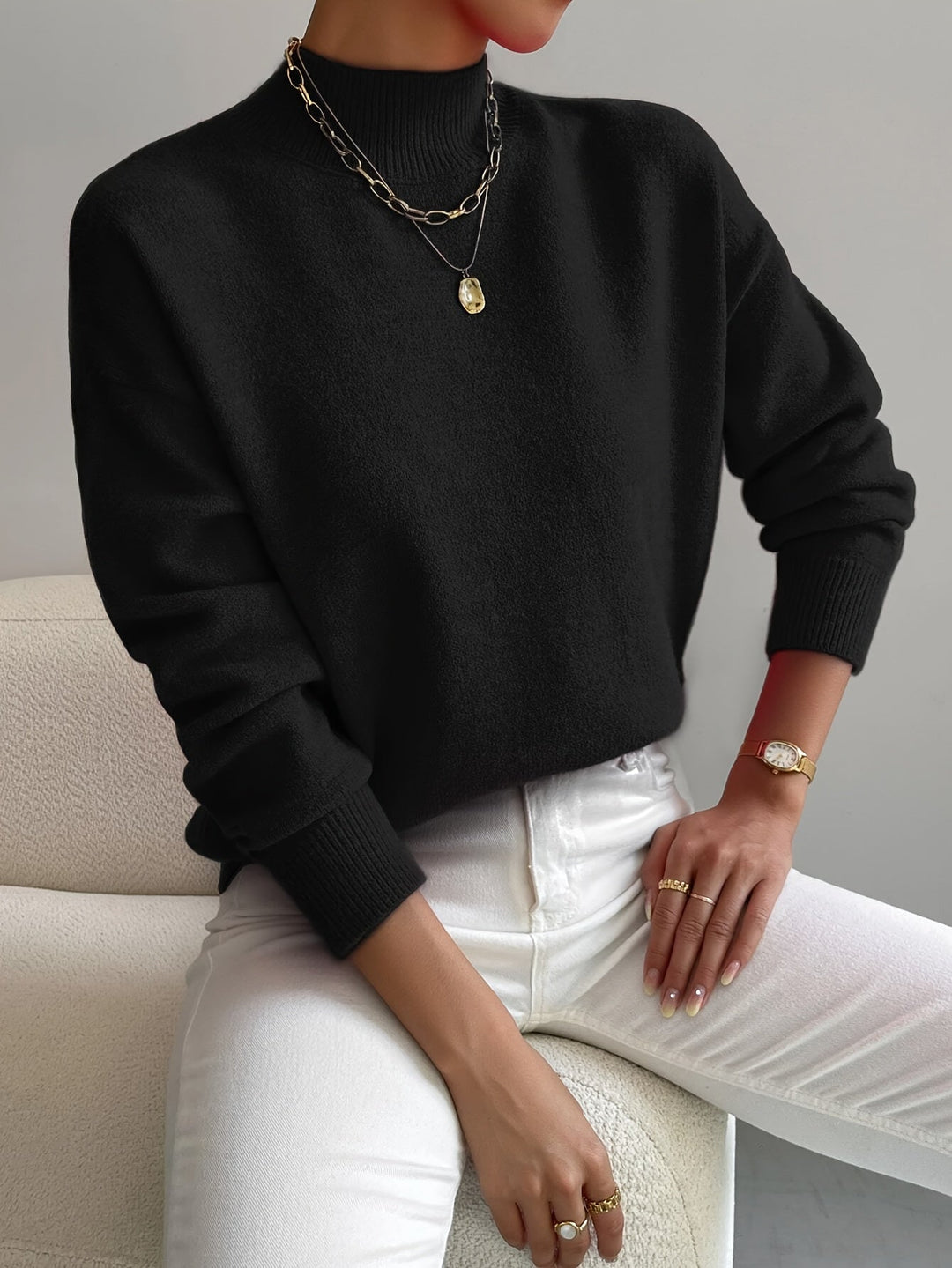 Vera® – Elegant Turtleneck Sweater