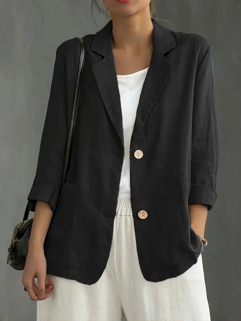 Vale® – Clara Signature Cotton Blazer